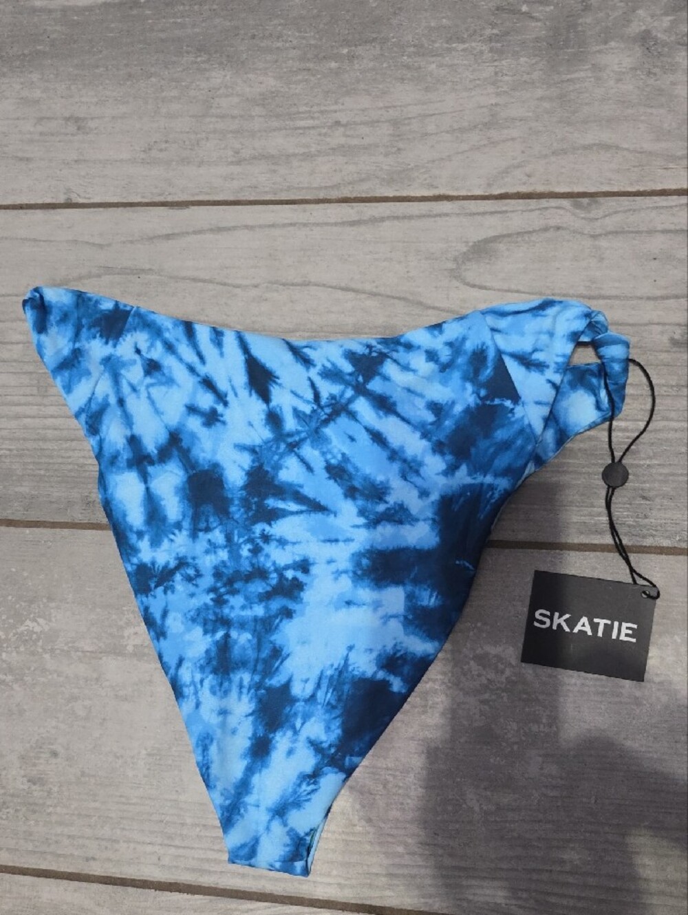 NWT Skatie Blue Tie-Dye - SALTY "Heatwave" - Bikini Bottoms - Large - Picture 3 of 13